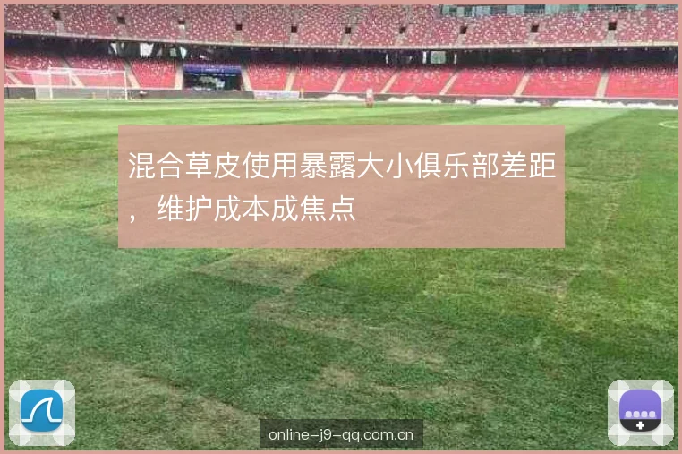 混合草皮使用暴露大小俱乐部差距，维护成本成焦点